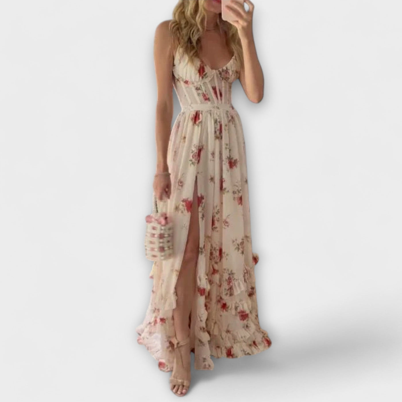 Hazel - Dress with Floral Pattern – Blush Lane
